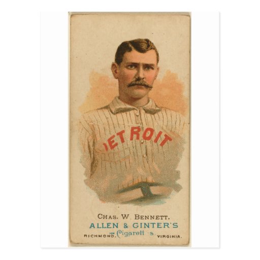 Chas 1887. W. Bennett Postkarte