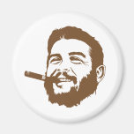 Che Guevara mit Zigarren-Porträt-Magneten