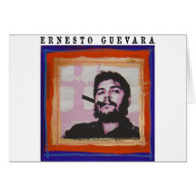 CHE GUEVARA PAINT TARJETÓN