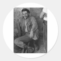 Che Lachen Runder Aufkleber