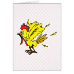 Cheapo Huhn Grußkarte