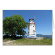 Cheboygan, Michigan-Leuchtturm Grußkarten