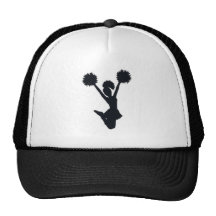 Cheerleader-Silhouette Mütze