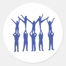Cheerleader Sticker