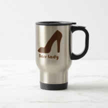 Chef-Dame Brown Pump Kaffee Tassen