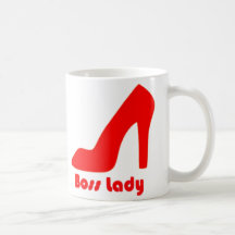 Chef-Dame Red Pump Tassen