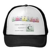 Chemie buchstabiert mit Elementen Baseball Mütze