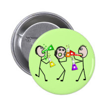 Chemie/Chemiker-Stock-Leute-Geschenke Anstecknadelbutton