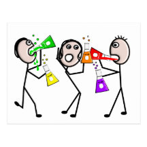 Chemie/Chemiker-Stock-Leute-Geschenke Postkarte