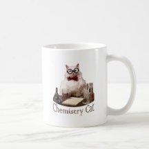 Chemie-Katze (von memes 9gag reddit) Kaffeetasse