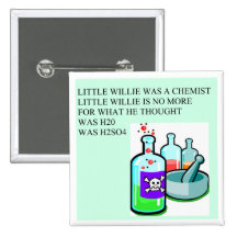 Chemie kleiner Willie-Reim Anstecknadel