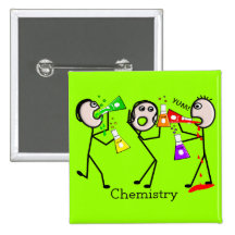 Chemie-Liebhaber-Stock-Leute-Entwurfs-Geschenke Button