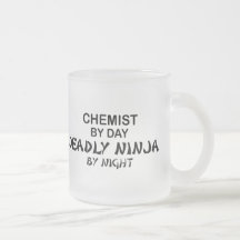Chemiker tödliches Ninja bis zum Nacht Teetasse