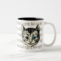 Cheshire-Katze - Vintage Alice im Wunderland Kaffeehaferl