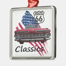 Chevrolet Impala on Route66 Ornament