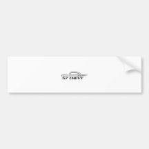 Chevy harte Spitzenart 1957 Autosticker