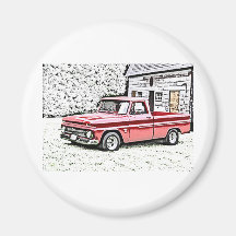 Chevy LKW Kühlschrankmagnet