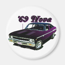 Chevy:  Nova Kühlschrankmagnete