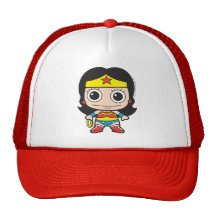 Chibi Wunder-Frau Trucker Mütze