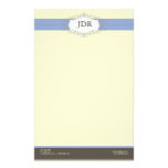 Chic-Deko-Singrün kundengebundenes Briefpapier Personalisiertes Büropapier