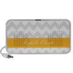 Chic-Zickzack Streifen Notebook Lautsprecher