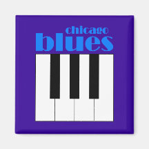 Chicago-Blues Magnete