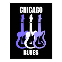 Chicago-Blues Postkarten