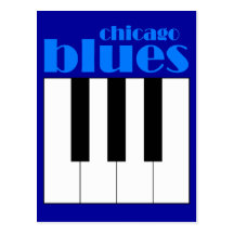 Chicago-Blues Postkarten