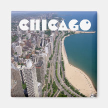 Chicago-Panoramablick Magnete