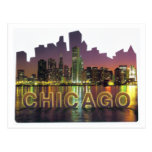 CHICAGO SKYLINE4 POSTKARTE