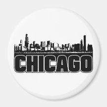 Chicago-Skyline Kühlschrankmagnete