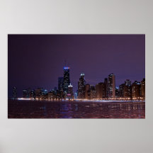 Chicago-Skyline Plakatdruck
