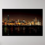 Chicago-Skyline Posterdrucke