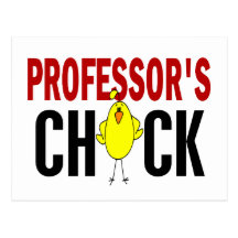 CHICK PROFESSORS POSTKARTE