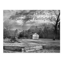 Chickamauga Schlachtfeld-Postkarte