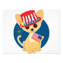 Chihuahua Amerika Individuelle Einladungskarte
