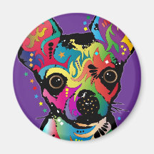 Chihuahua-Kunst Magnete
