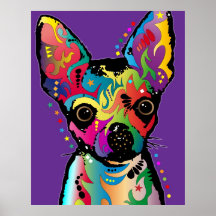 Chihuahua-Kunst Posterdrucke