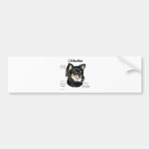 Chihuahua-(langer) Geschichtsentwurf Auto Sticker