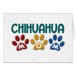 CHIHUAHUA Mamma-Tatzen-Druck 1 Karte