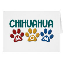 CHIHUAHUA Mamma-Tatzen-Druck 1 Karte