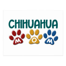 CHIHUAHUA Mamma-Tatzen-Druck 1 Postkarte