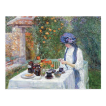 Childe Hassam - das Terre-Cuits Tee-Set Postkarten