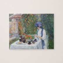 Childe Hassam - das Terre-Cuits Tee-Set Foto Puzzle