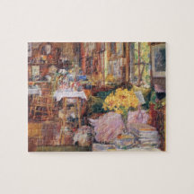 Childe Hassam - der Raum der Blumen Jigsaw Puzzle
