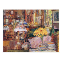 Childe Hassam - der Raum der Blumen Postkarten