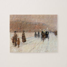 Childe Hassam - ein städtisches Märchenland Jigsaw Puzzles