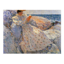 Childe Hassam - Sommersonnenlicht Postkarte