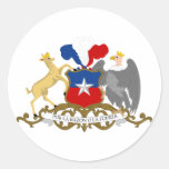 Chile, Chile Runder Sticker