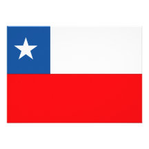 Chile-Flagge Ankündigungen